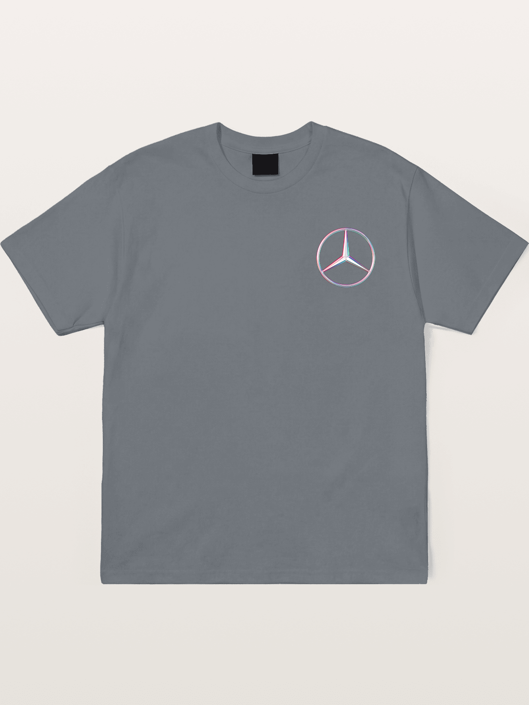 Mercedes Holographic Logo Cotton T-shirt
