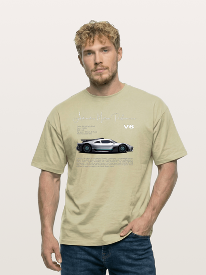 V6 Hybrid Power Cotton T-shirt