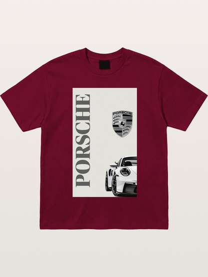 Porsche Minimal Emblem Art Gildan T-shirt