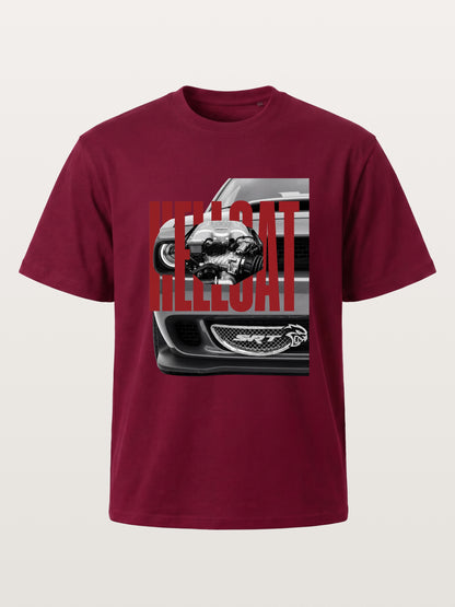 Hellcat Engine Overlay Art Gildan T-shirt