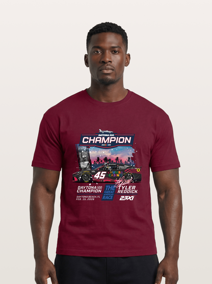 Tyler Reddick 45 Champion Car Art Gildan T-shirt