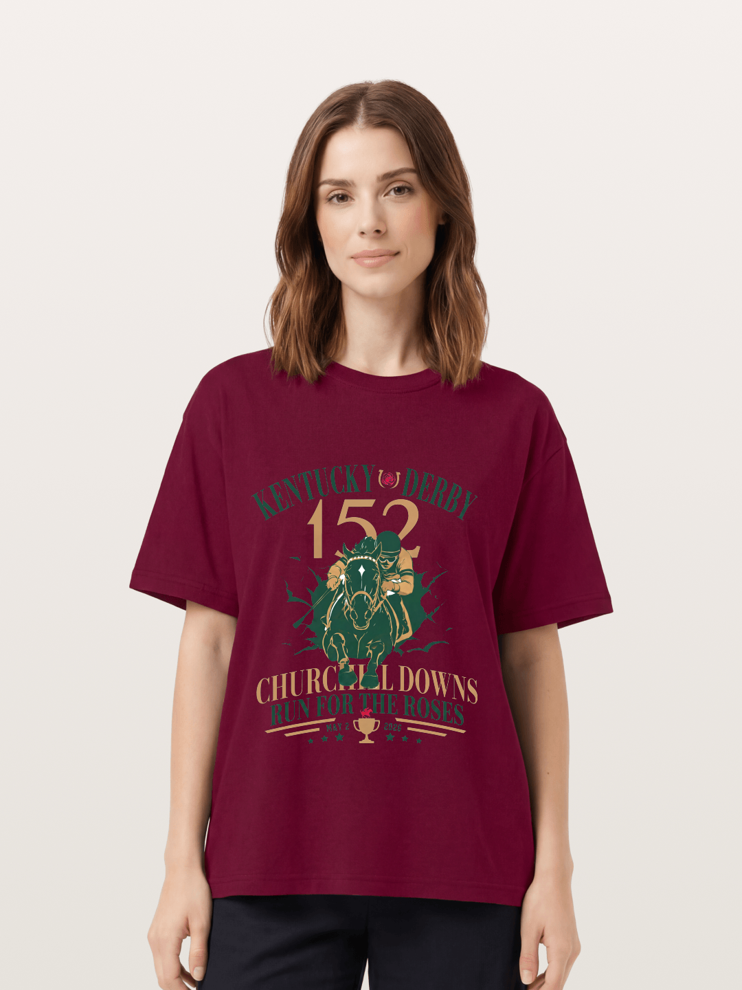 152nd Kentucky Derby Vintage Print Gildan T-shirt