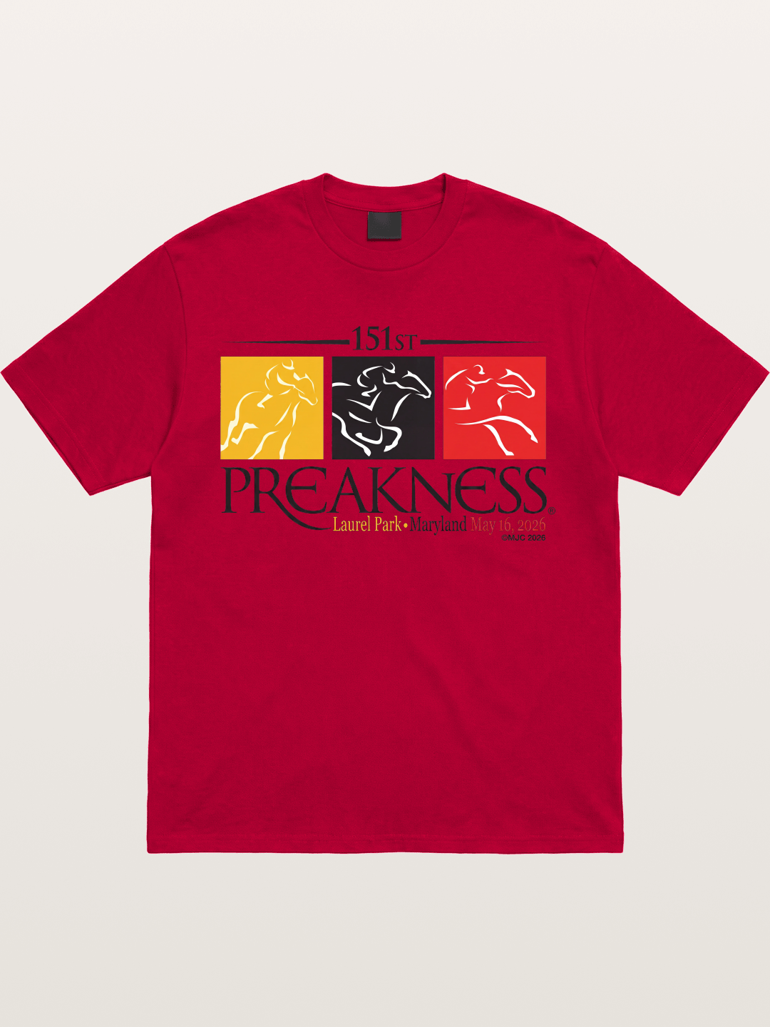 151st Preakness Race Minimal Poster Gildan T-shirt