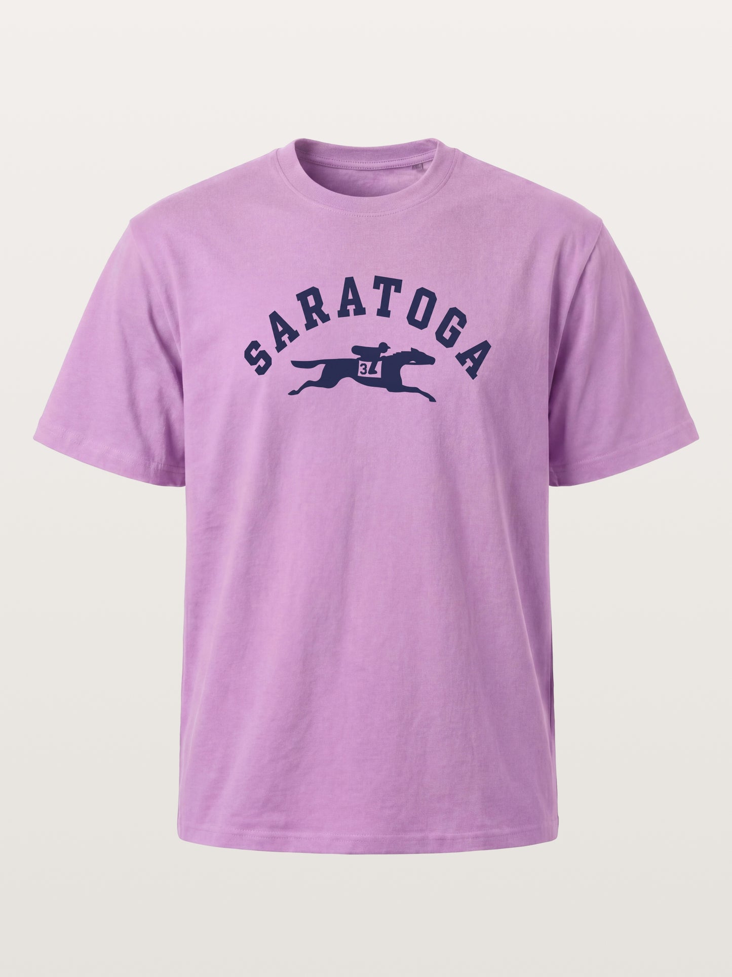 Saratoga Navy Horse Racing Mark Gildan T-shirt