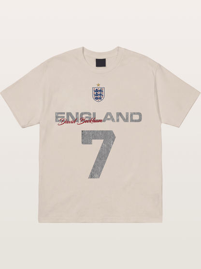 England Beckham 7 Vintage Cotton T-shirt