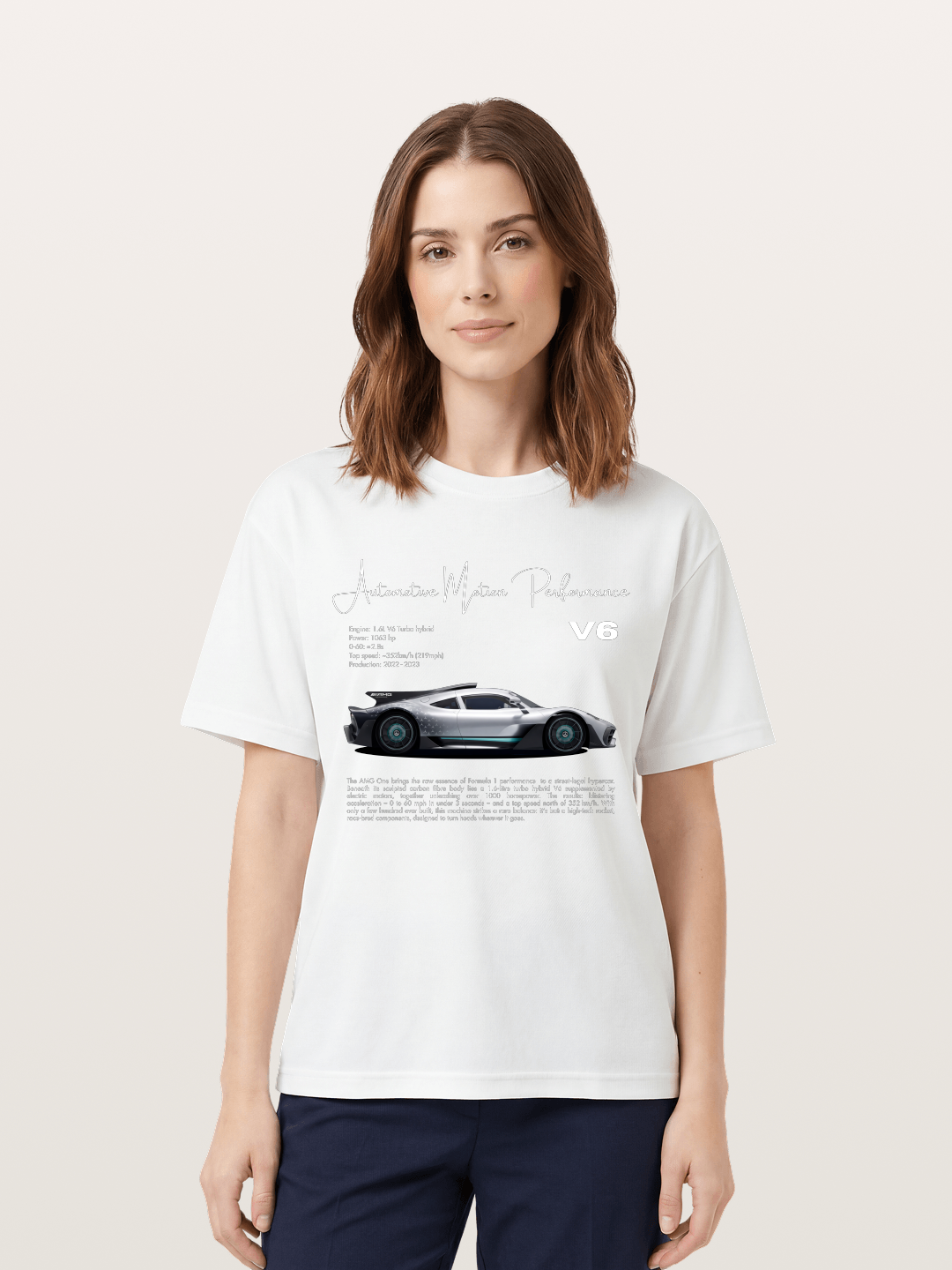 V6 Hybrid Power Cotton T-shirt