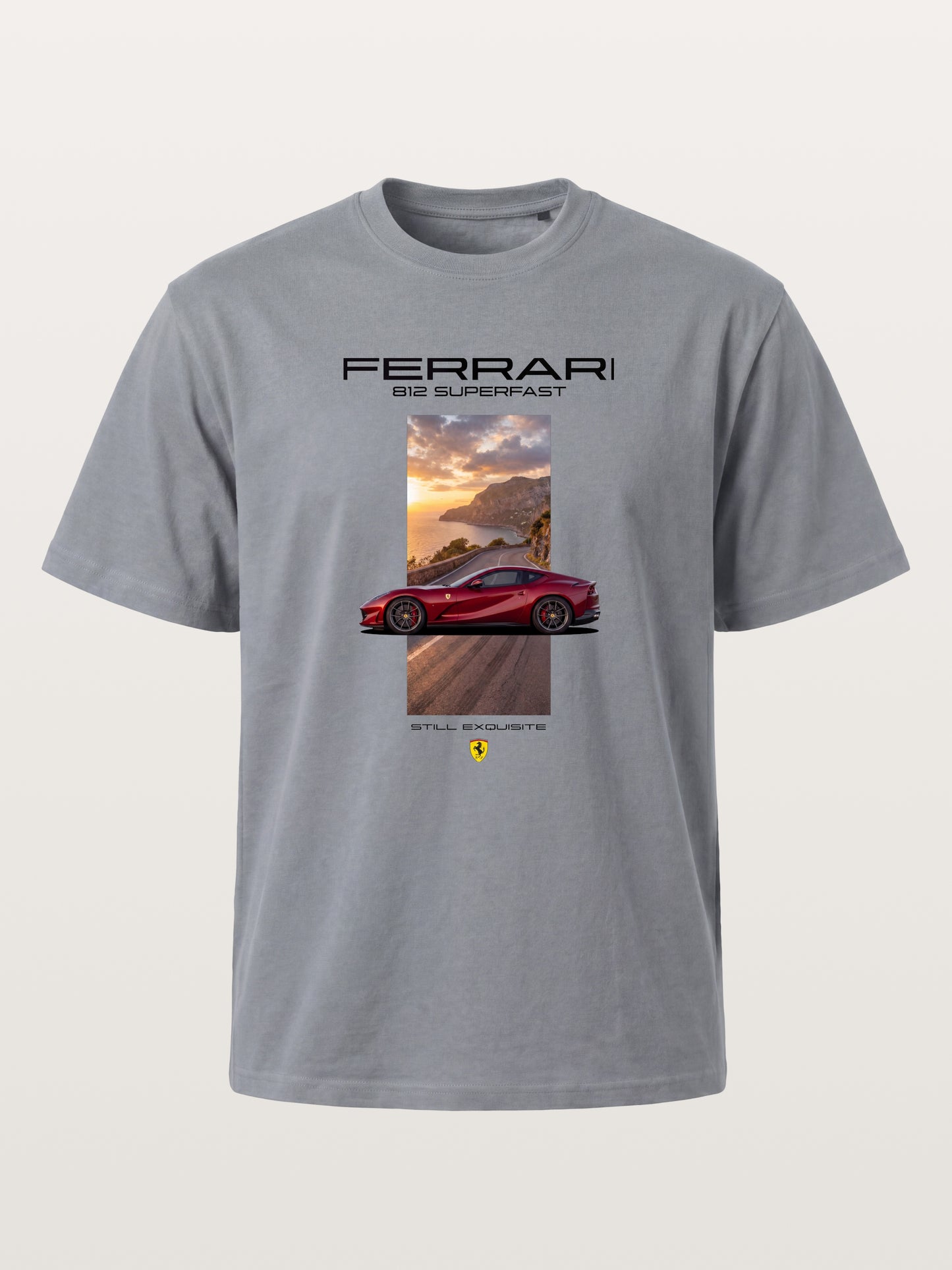 Ferrari 812 Tuscan Road Print Gildan T-shirt