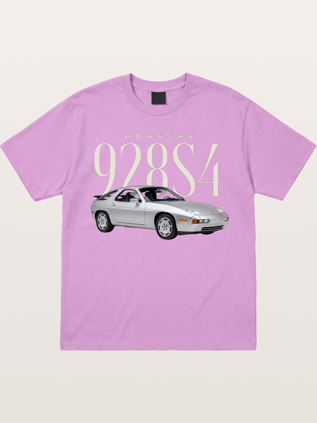 Porsche 928 S4 Silver Coupe Gildan T-shirt