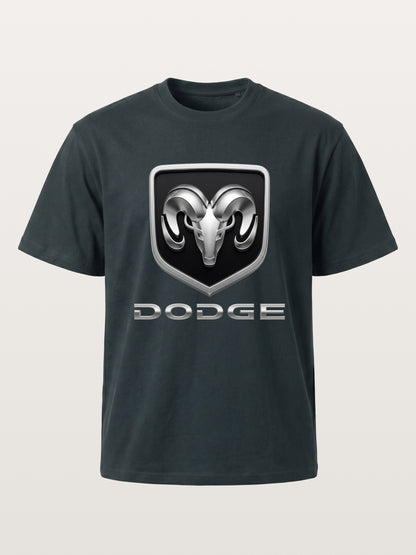Silver Ram Shield Emblem Gildan T-shirt