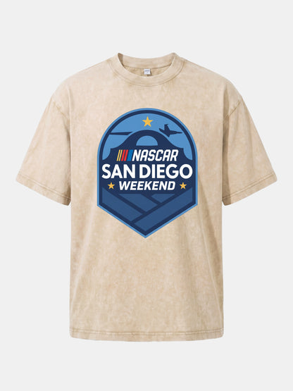 NASCAR San Diego Shield Emblem Washed T-shirt