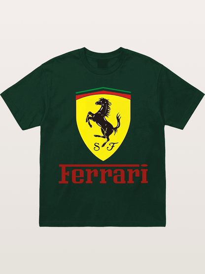 Ferrari Prancing Horse Shield Gildan T-shirt