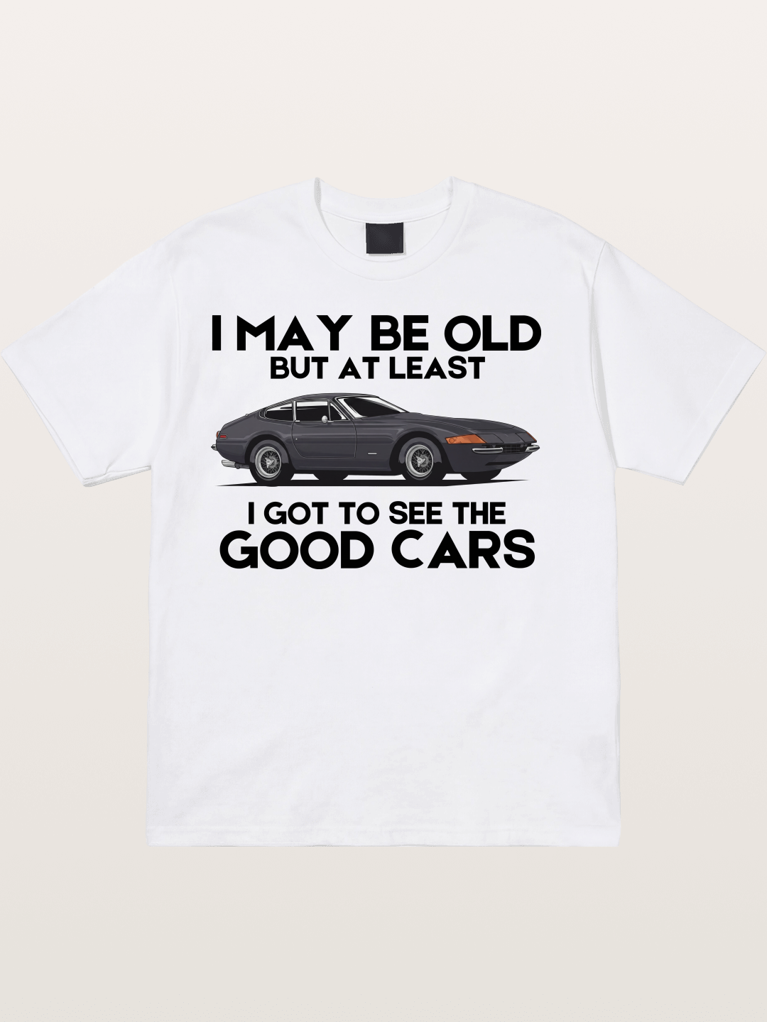Old Car Enthusiast Good Cars Quote Cotton T-shirt