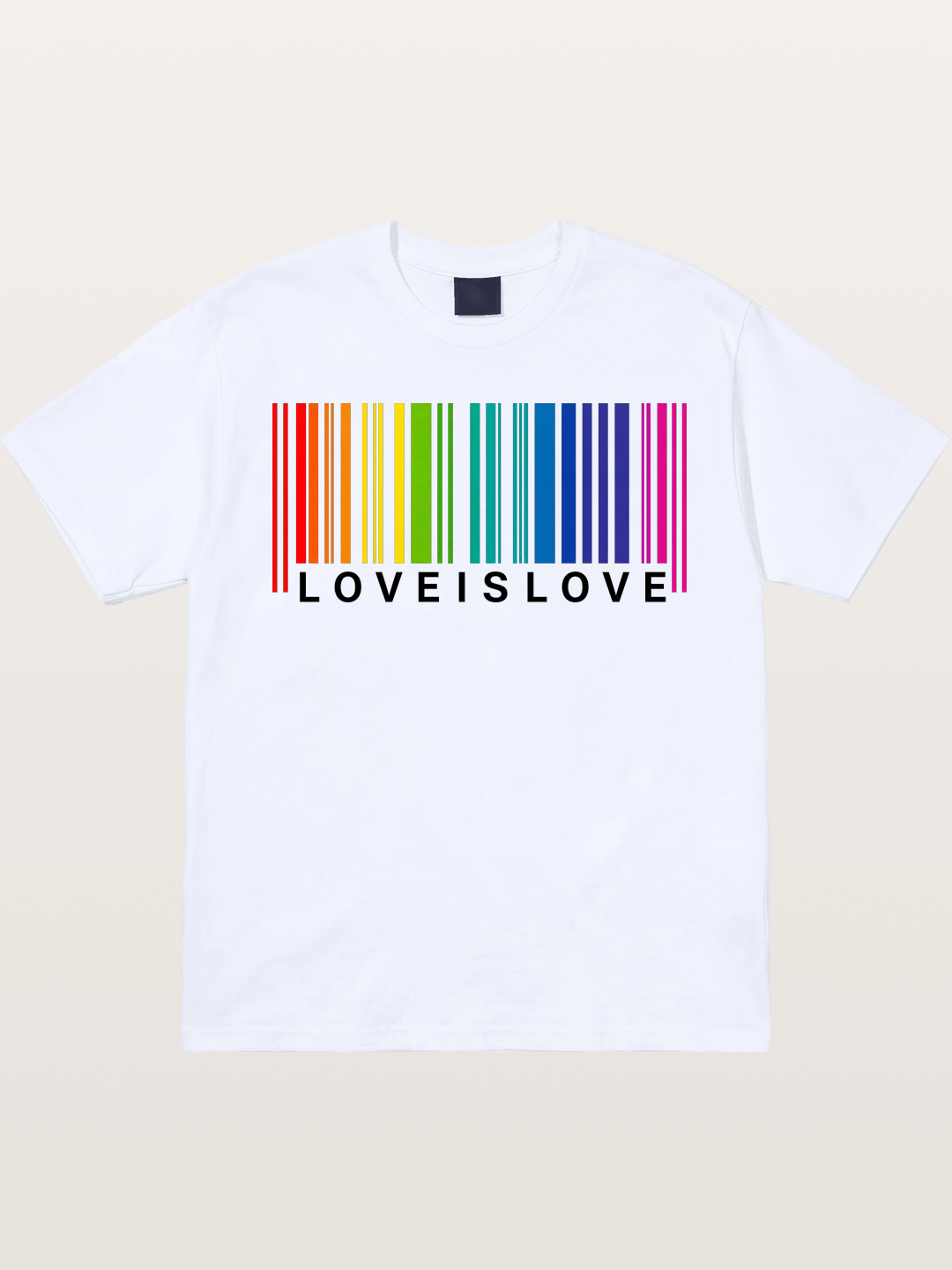 Love Is Love Barcode Style Art Gildan T-shirt