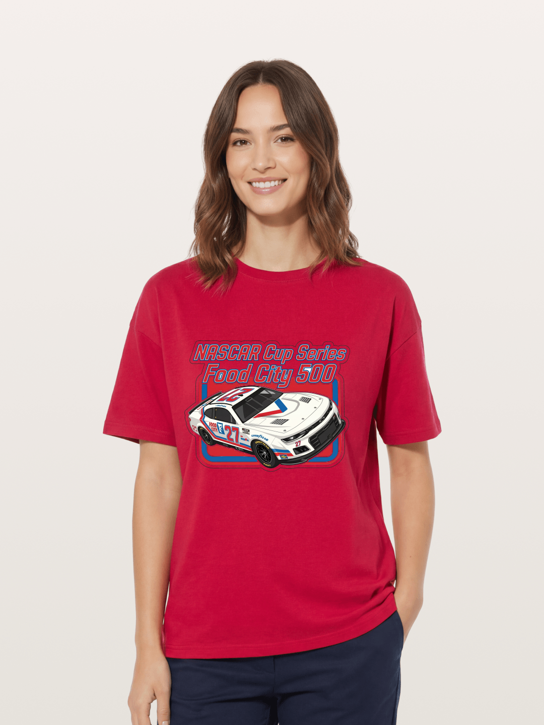 NASCAR Food City 500 Car Gildan T-shirt