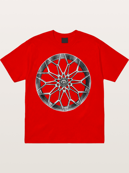 Lamborghini Multi-Spoke Alloy Wheel Cotton T-shirt