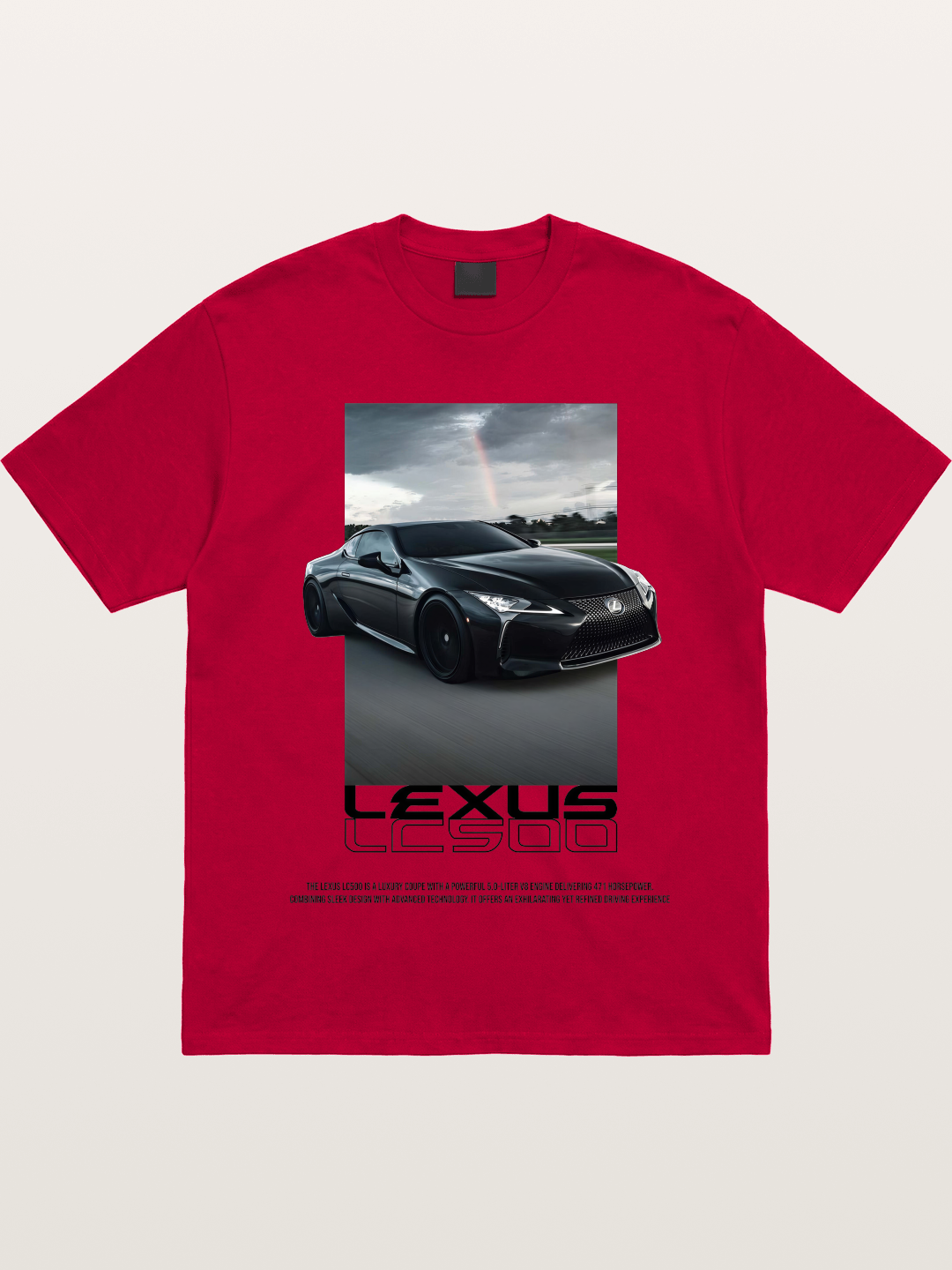 Lexus LC500 Sports Car Poster Gildan T-shirt