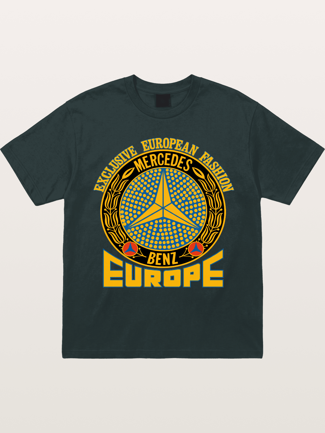 European Fashion Mercedes Print Gildan T-shirt