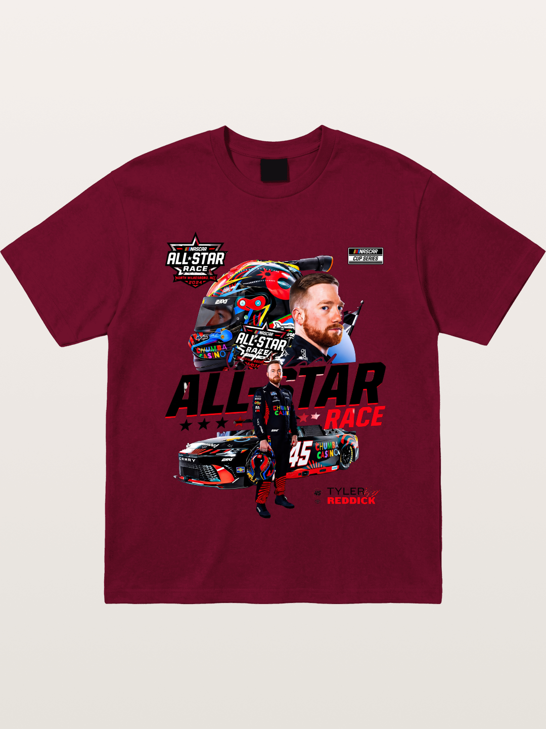 Tyler Reddick All-Star Race Art Gildan T-shirt