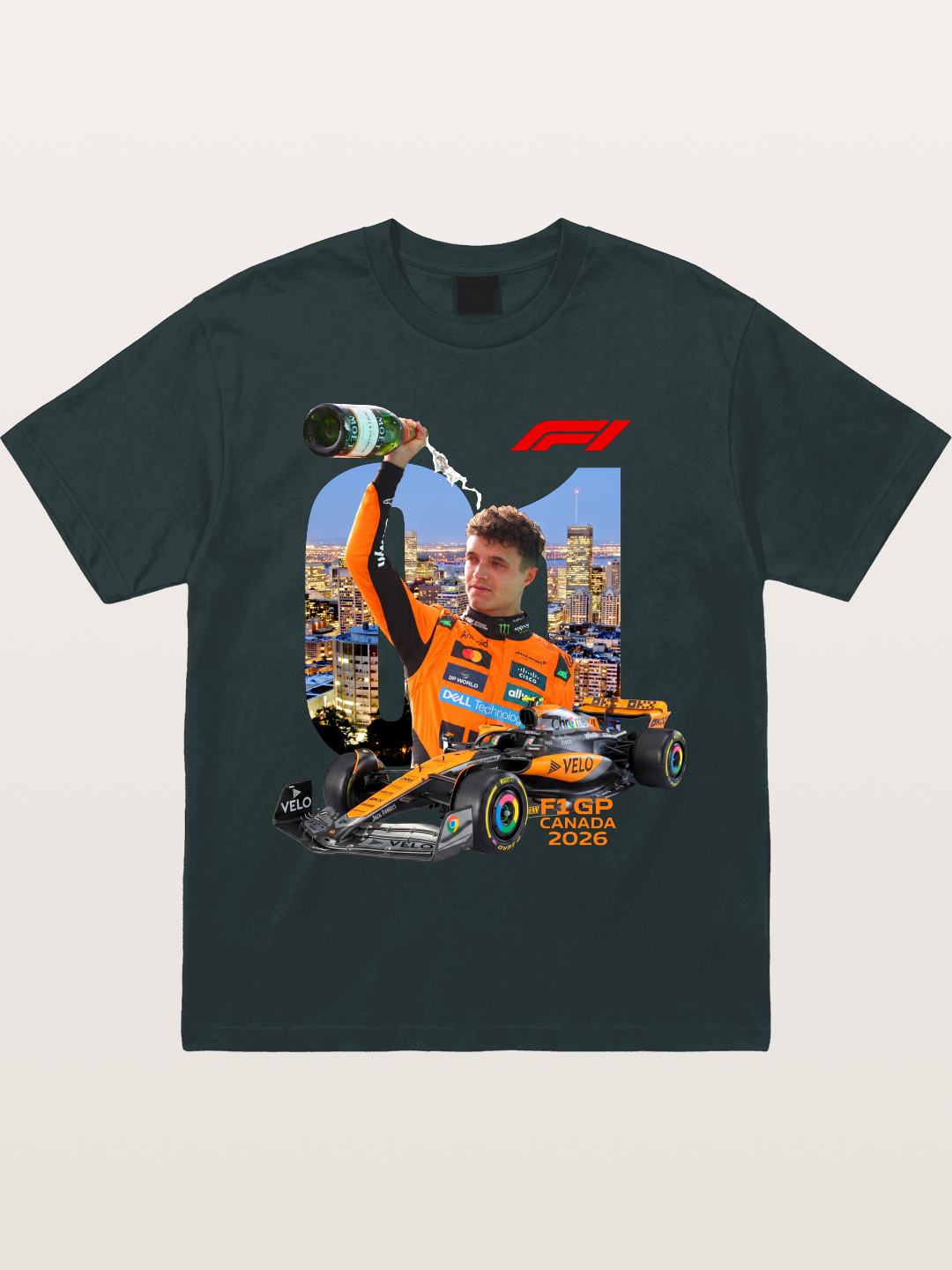 Lando Norris Canada GP 2026 Win Gildan T-shirt