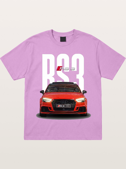 Audi RS3 Red Performance Sedan Gildan T-shirt