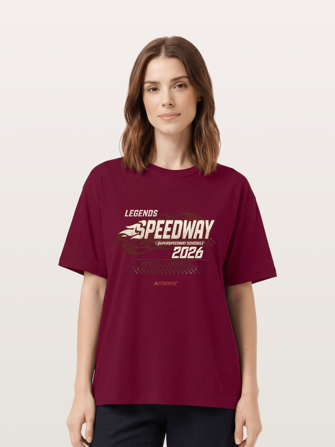 Flame Speedway Gildan T-shirt