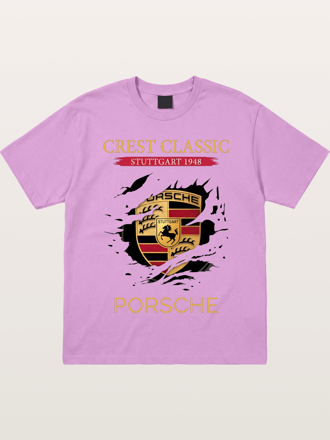 Porsche Stuttgart Tear Logo Gildan T-shirt
