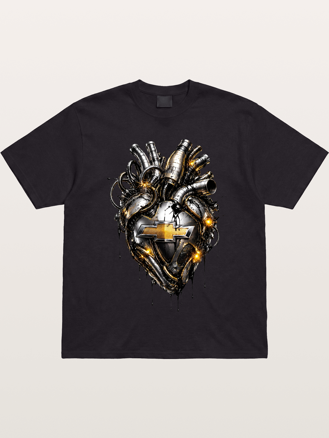 Chevrolet Engine Heart Graphic Gildan T-shirt