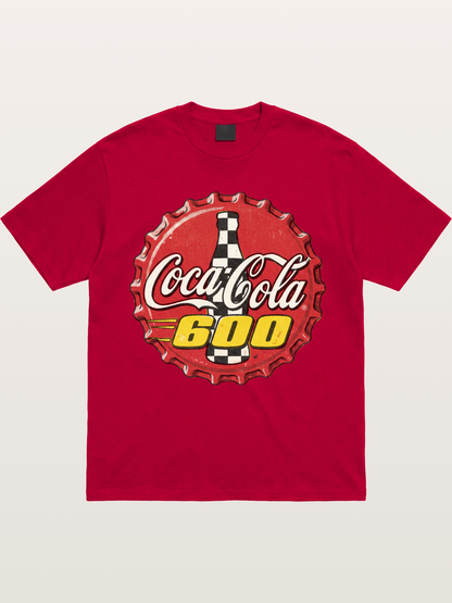 Coca-Cola 600 Vintage Bottle Cap Gildan T-shirt