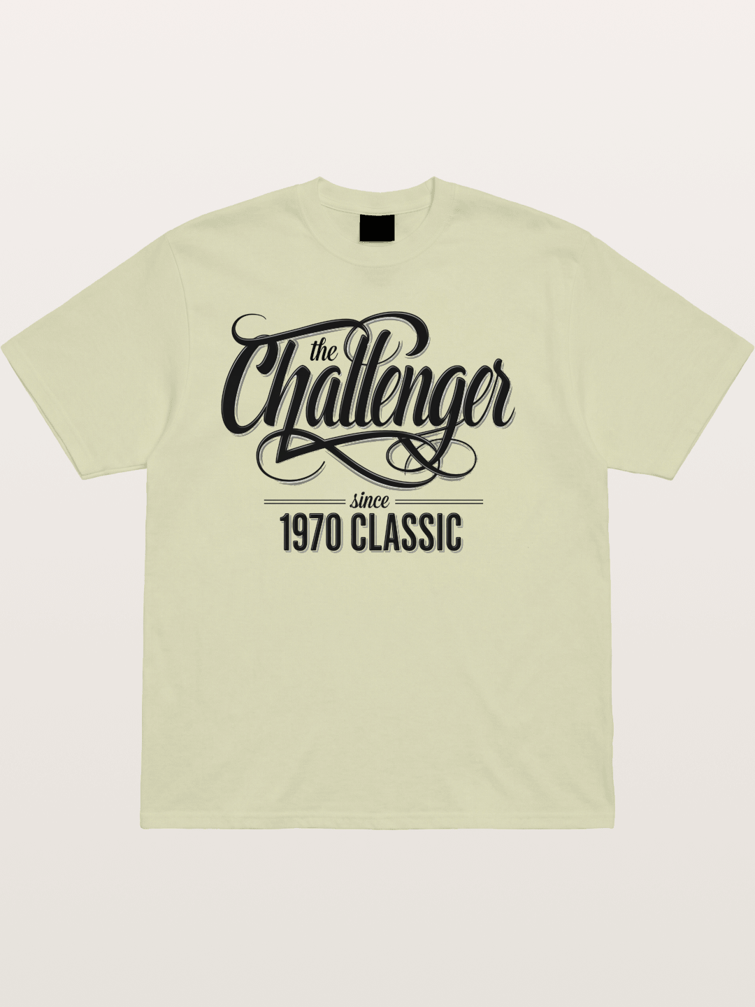 Retro Script Cotton T-shirt