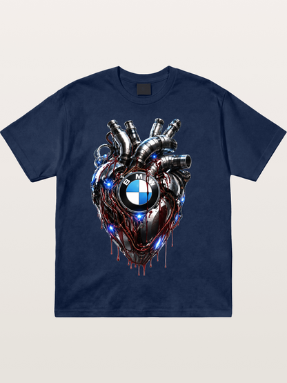 BMW Mechanical Heart Graphic Cotton T-shirt