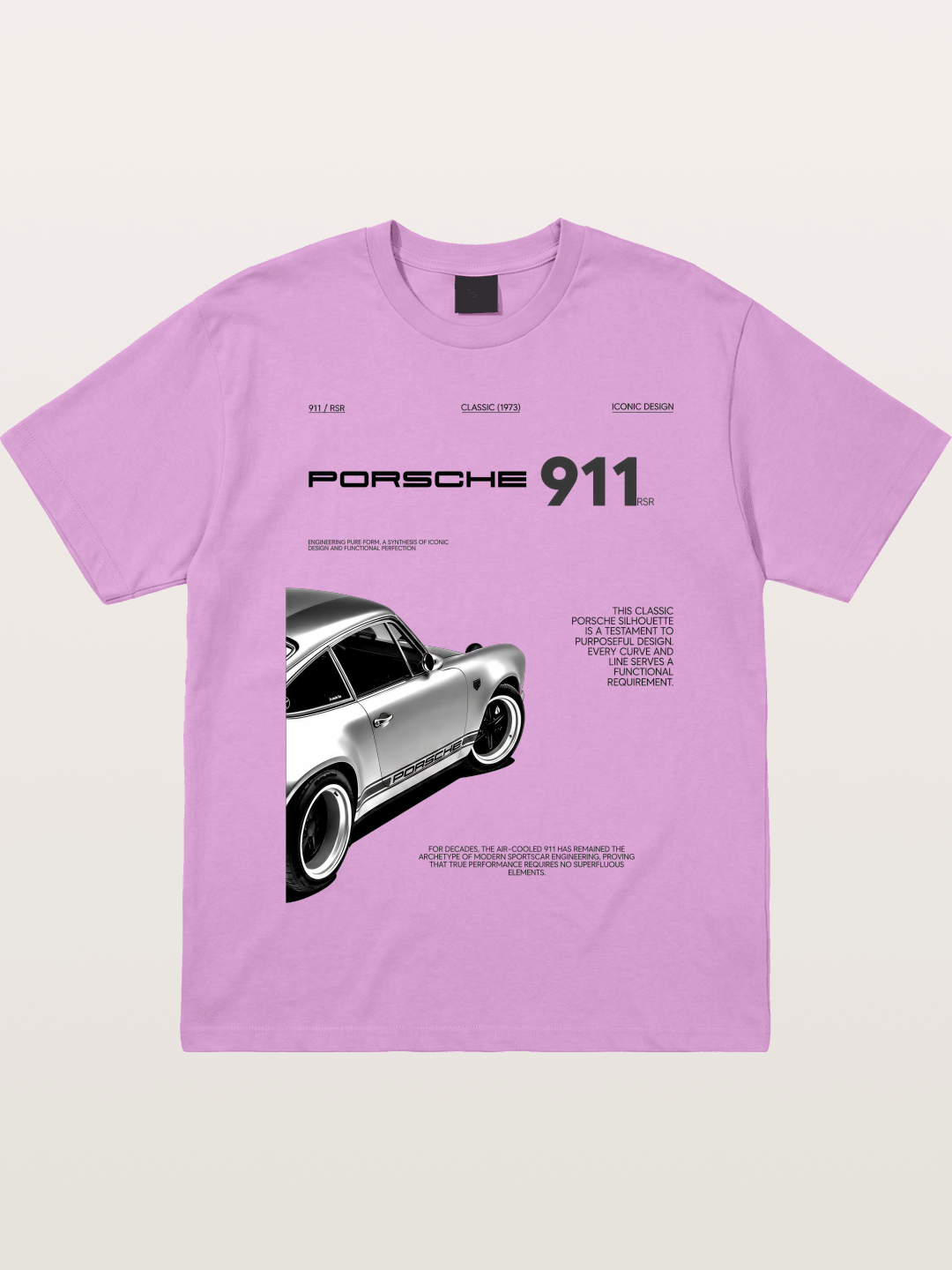 1973 911 Classic Profile Art Gildan T-shirt
