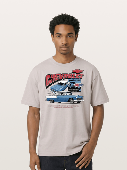 1955 Chevy 210 Custom Art Print Cotton T-shirt