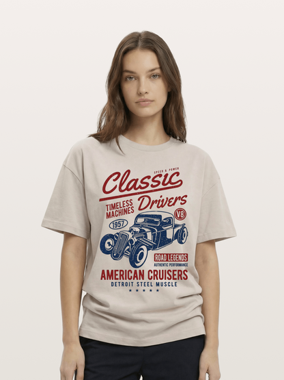 Classic Drivers Cotton T-shirt
