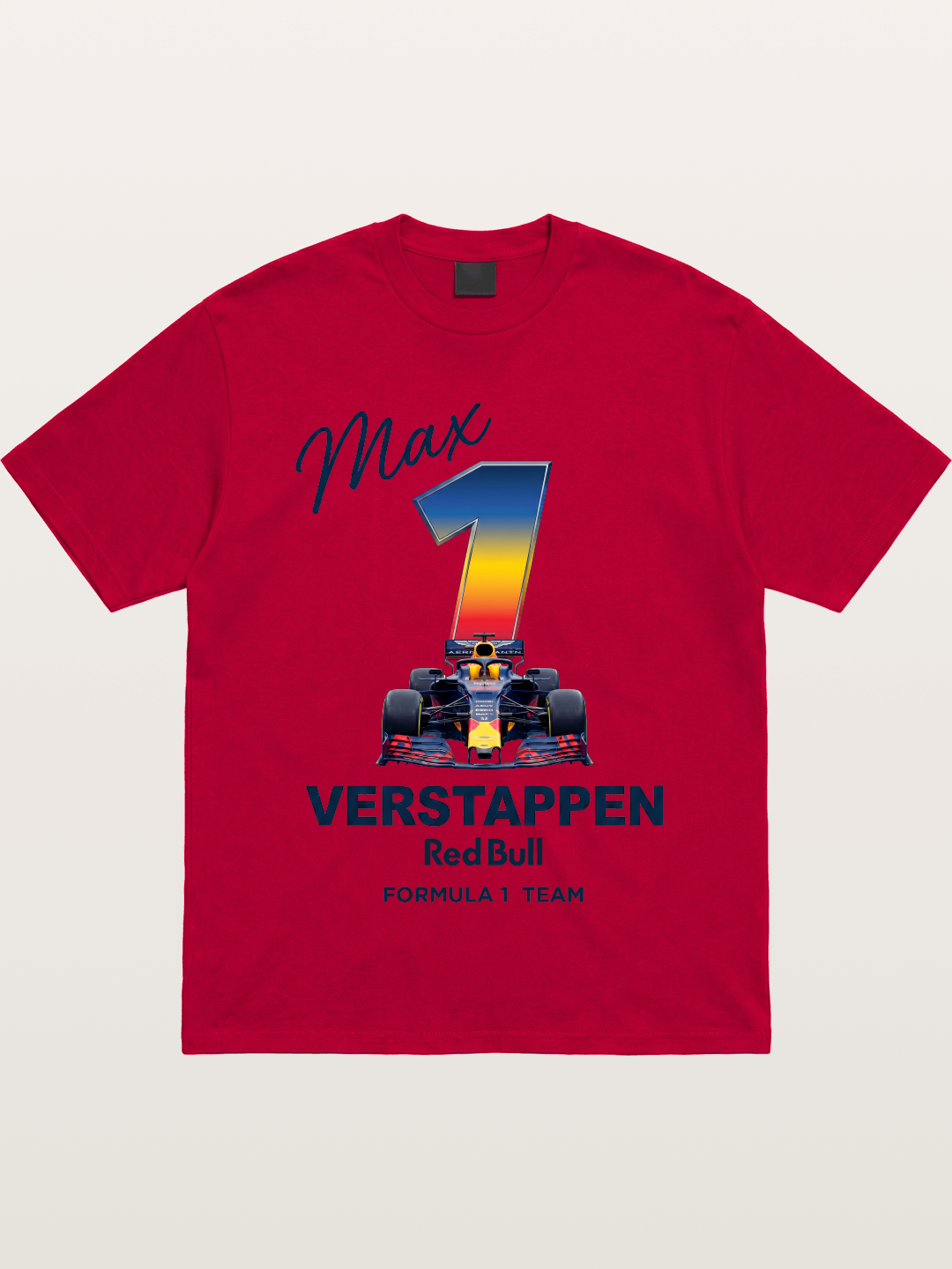 Max Verstappen Red Bull 1 Print Gildan T-shirt