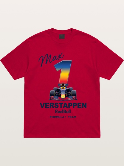 Max Verstappen Red Bull 1 Print Gildan T-shirt