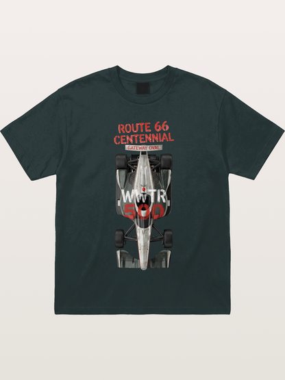 Back View Route66 IndyCar Gildan T-shirt