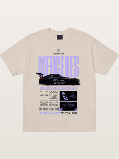 Purple Haze Mercedes Supercar Cotton T-shirt