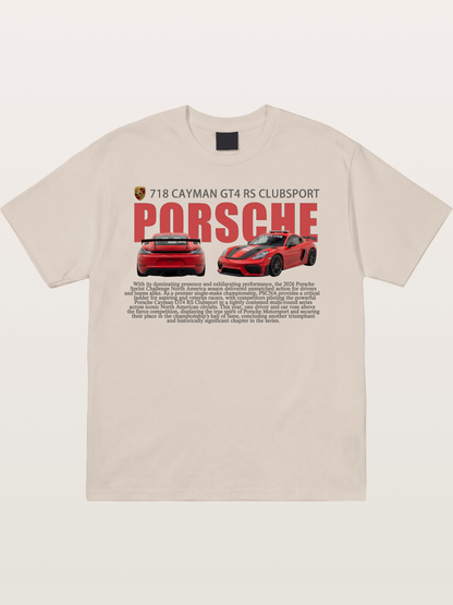 Porsche 718 Cayman GT4 RS Cotton T-shirt