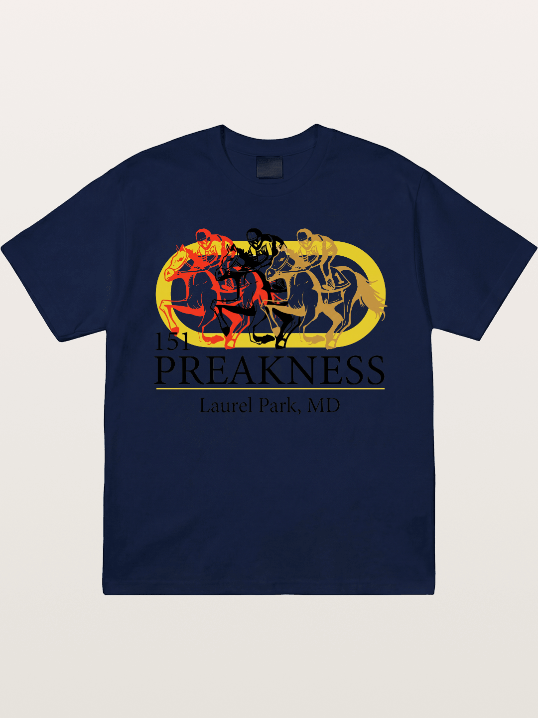 Preakness 151st Horse Racing Art Gildan T-shirt