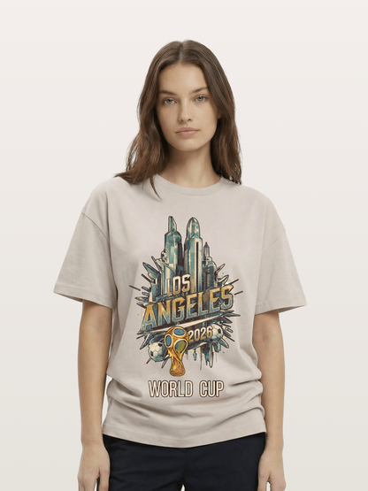 LA World Cup 2026 Emblem Cotton T-shirt