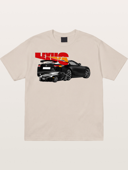 Lexus LFA Racing Collage Art Cotton T-shirt