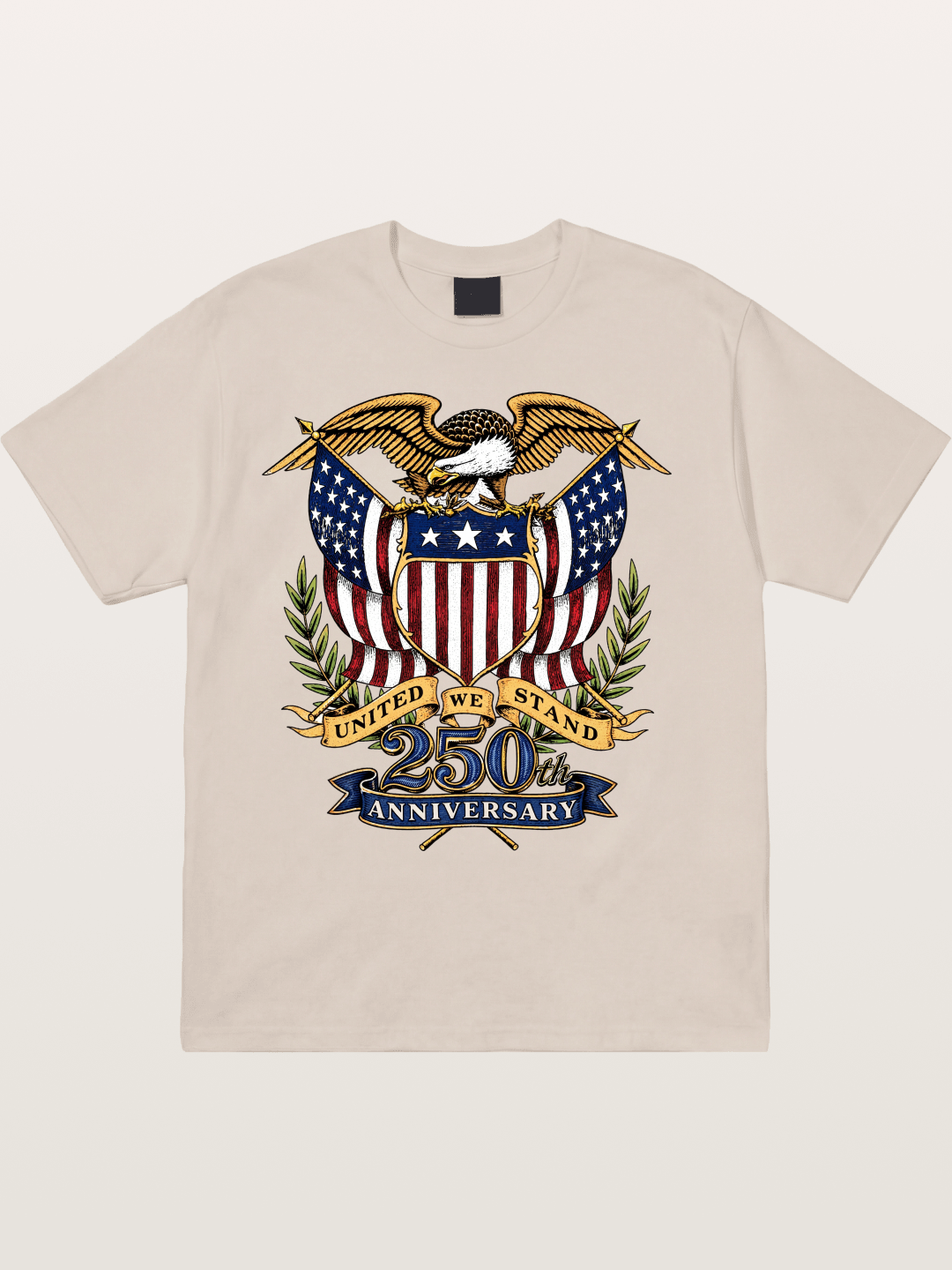 American Eagle Crest Art Cotton T-shirt