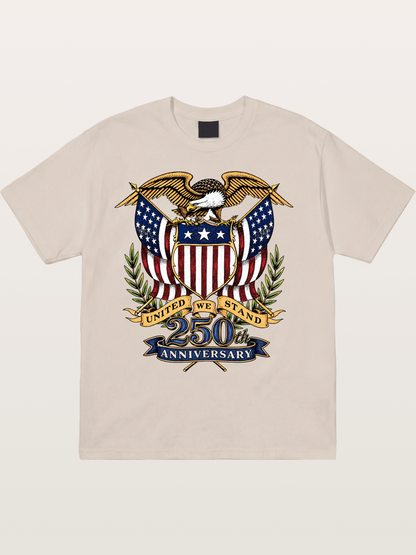 American Eagle Crest Art Cotton T-shirt