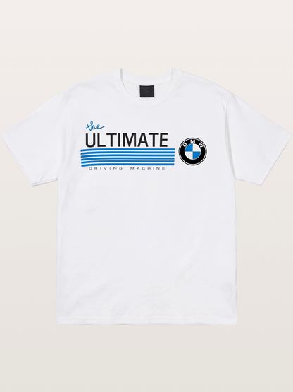 The Ultimate Driving Machine Print Cotton T-shirt