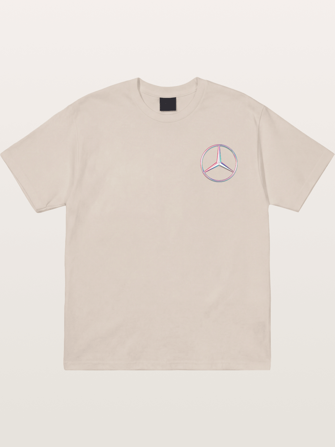 Mercedes Holographic Logo Cotton T-shirt