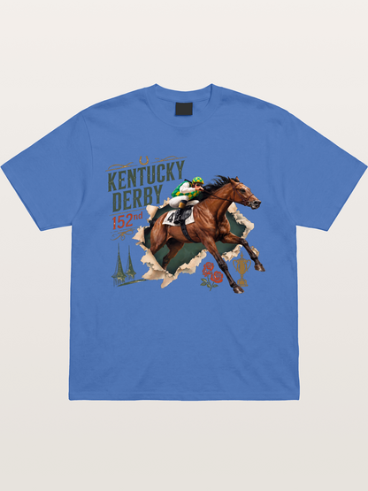 Kentucky Derby 152nd Horse & Roses Gildan T-shirt
