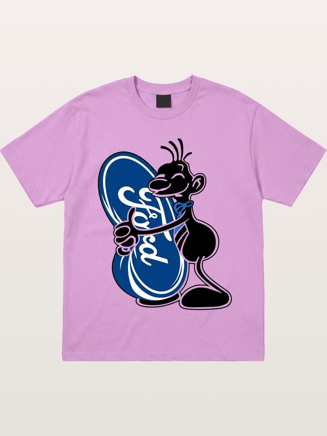 Cartoon Hugging Ford Logo Gildan T-shirt