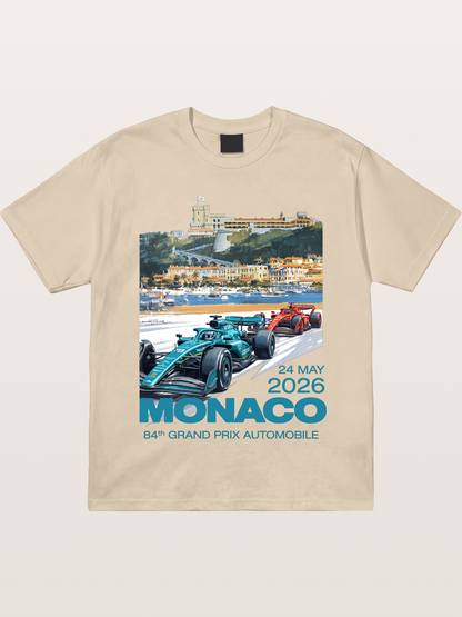 2026 Monaco Grand Prix Race Cars Scene Gildan T-shirt