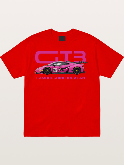 Pink Racer Cotton T-shirt