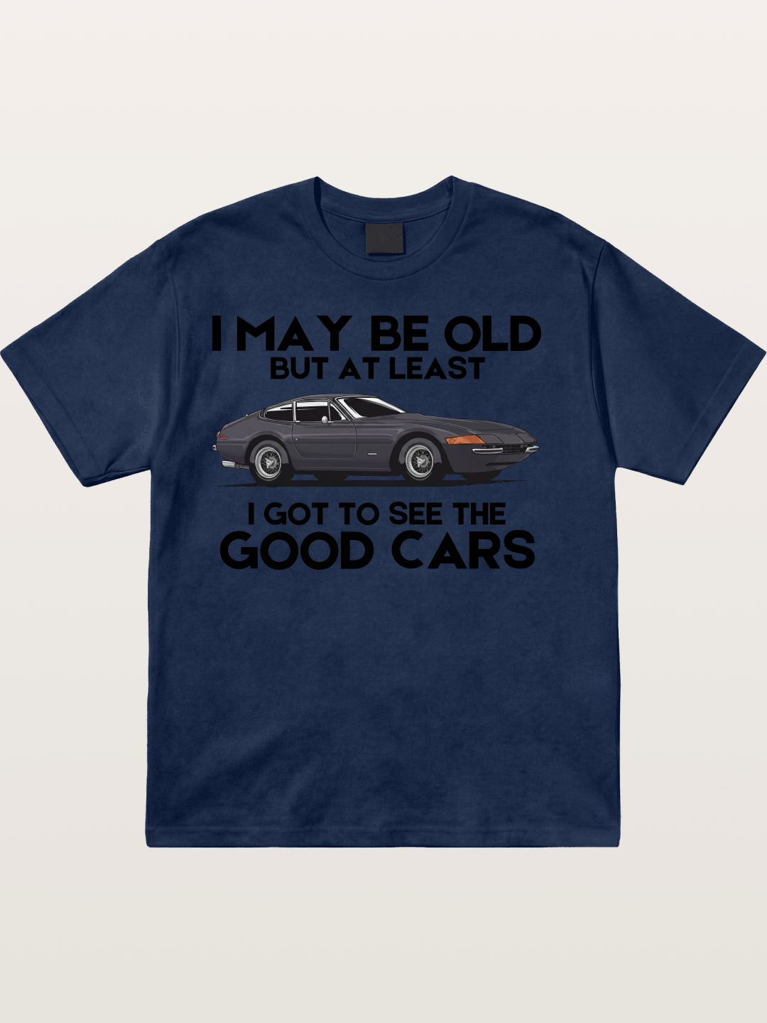 Old Car Enthusiast Good Cars Quote Cotton T-shirt